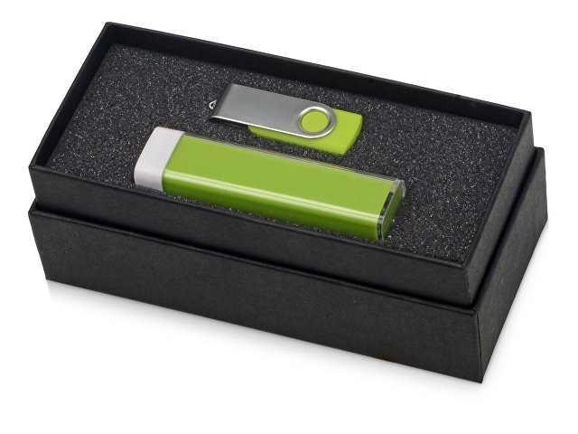 K700305.03 - Подарочный набор Flashbank с флешкой и зарядным устройством
