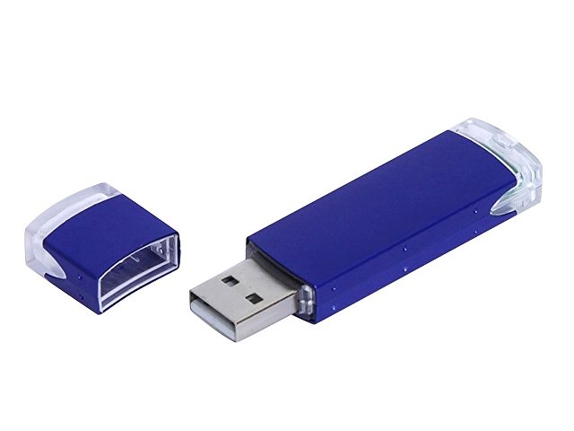 K6014.16.02 - USB 2.0- флешка промо на 16 Гб прямоугольной классической формы