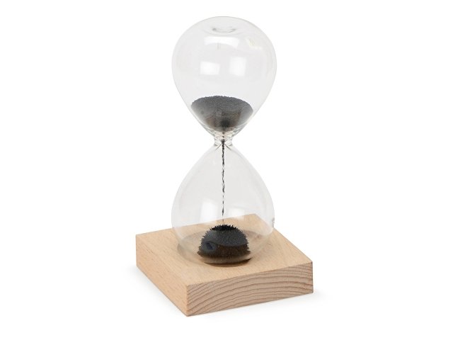 Песочные магнитные часы на деревянной подставке «Infinity» (K166307)