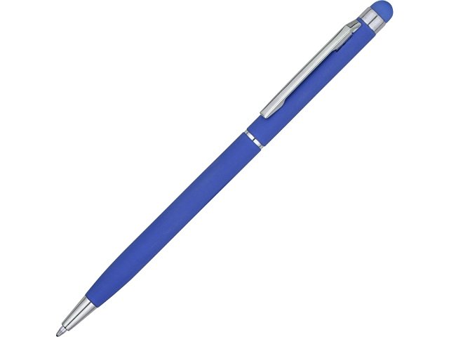 K18570.02 - Ручка-стилус металлическая шариковая «Jucy Soft» soft-touch