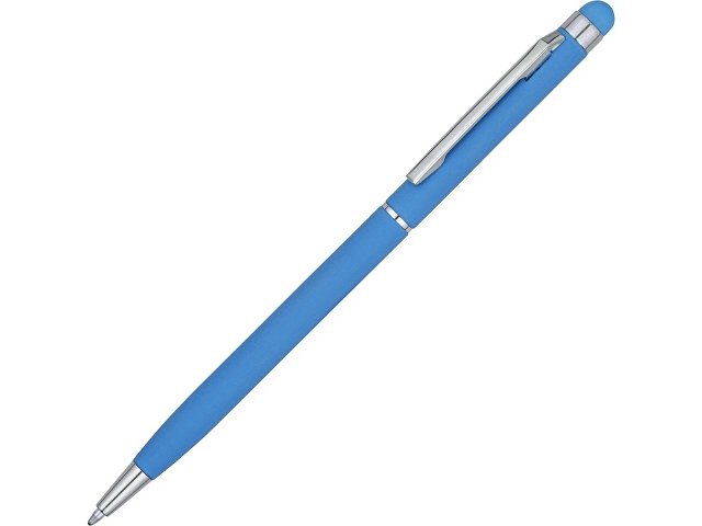 K18570.12 - Ручка-стилус металлическая шариковая «Jucy Soft» soft-touch