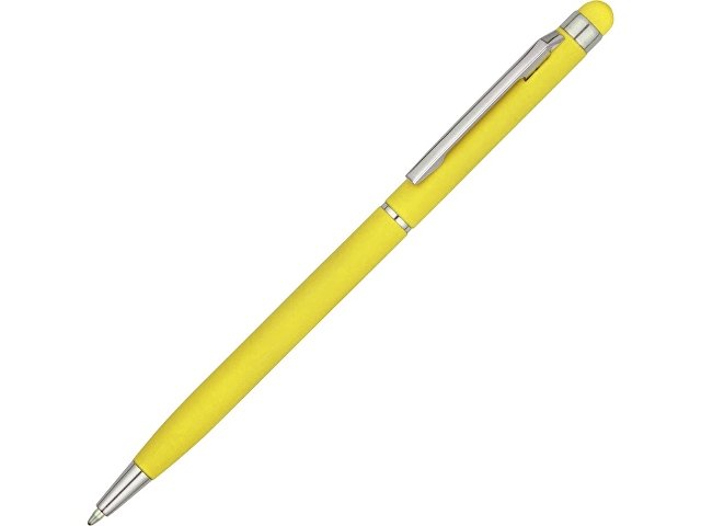 K18570.04 - Ручка-стилус металлическая шариковая «Jucy Soft» soft-touch