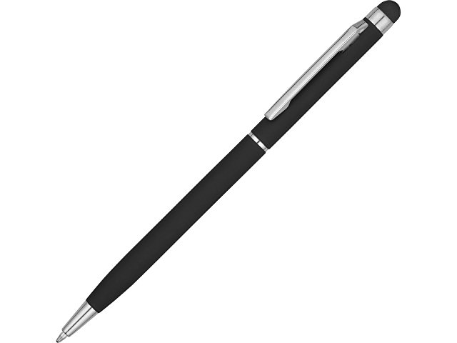 K18570.07 - Ручка-стилус металлическая шариковая «Jucy Soft» soft-touch