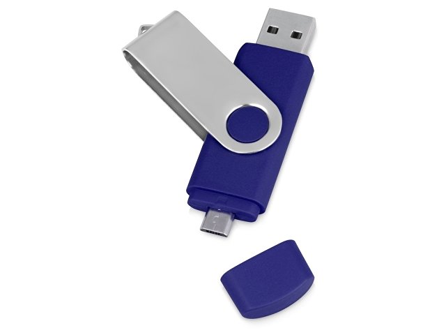 K6201.02.16 - USB/micro USB-флешка на 16 Гб «Квебек OTG»