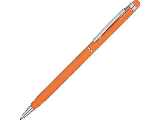 K18570.13 - Ручка-стилус металлическая шариковая «Jucy Soft» soft-touch