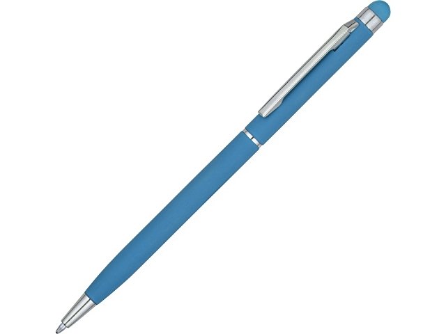K18570.22 - Ручка-стилус металлическая шариковая «Jucy Soft» soft-touch
