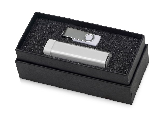 K700305.06 - Подарочный набор Flashbank с флешкой и зарядным устройством