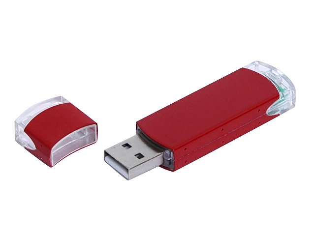 K6014.16.01 - USB 2.0- флешка промо на 16 Гб прямоугольной классической формы