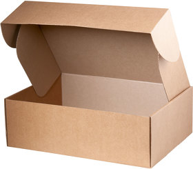 Подарочная коробка универсальная средняя, крафт, 345 х 255 х 110мм (A21002.020)
