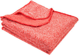 Плед "Yelix", флис 280 гр/м2, размер 120*160 см, цвет красный меланж (H345217/08)