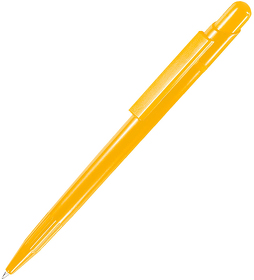 MIR, ручка шариковая, желтый, пластик