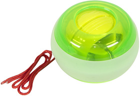 Тренажер POWER BALL, зеленое яблоко, пластик, 6х7,3см;16+