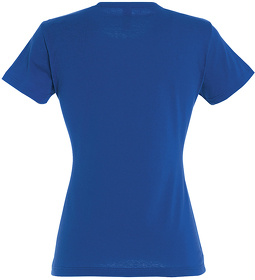 Футболка женская MISS, ярко-синий, 100% хлопок, 150 г/м2