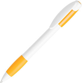 X-5, ручка шариковая, желтый/белый, пластик (H218/03)