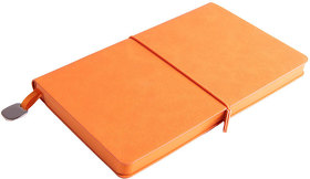Ежедневник недатированный Fusion, А5, оранжевый, кремовый блок, оранжевый срез (H24725/05)