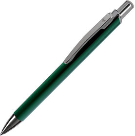 WORK, ручка шариковая, зеленый/хром, металл