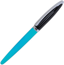 H40105/22 - ORIGINAL, ручка-роллер, голубой/черный/хром, металл