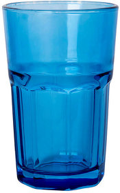 Стакан GLASS, синий, 320 мл, стекло (H344245/24)