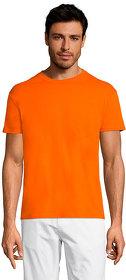 Футболка мужская REGENT, оранжевый, 100% х/б, 150 г/м2