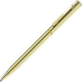H1101/49 - SLIM GOLD, ручка шариковая, золотистый, металл