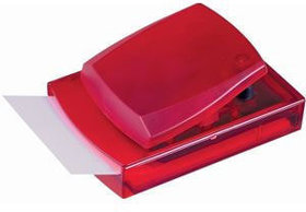 Диспенсер для записей; красный; 12х8,3х5,5 см; пластик; тампопечать (H14302/08)