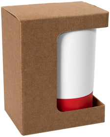 Коробка для кружки 23501 с подиумом, размер 11,9 х 8,6 х 15,2 см, микрогофрокартон, коричневый (H21041/1)