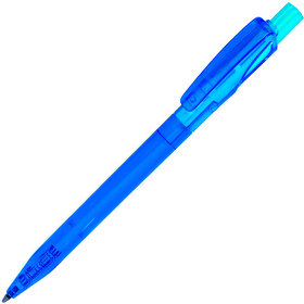 TWIN LX, ручка шариковая, прозрачный голубой, пластик (H161/65/22)
