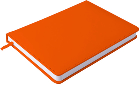 Ежедневник недатированный Anderson, А5,  оранжевый, белый блок