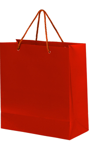 Пакет подарочный GLAM MINI 24х9х28 см, красный