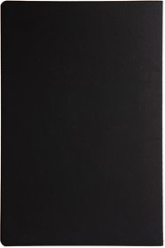 Тетрадь SLIMMY, 140 х 210 мм,  черный с черным, бежевый блок, в клетку