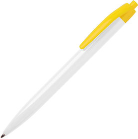 N8, ручка шариковая, белый/желтый, пластик (H22803/01/03)