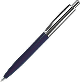 H1330/26 - BUSINESS, ручка шариковая, синий/серебристый, металл/пластик
