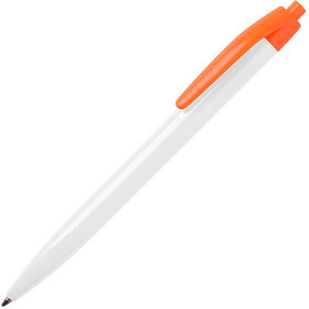 N8, ручка шариковая, белый/оранжевый, пластик (H22803/01/05)