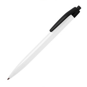 H22803/01/35 - N8, ручка шариковая, белый/черный, пластик
