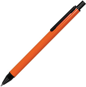 IMPRESS, ручка шариковая,оранжевый/черный, металл