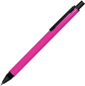 IMPRESS, ручка шариковая, розовый/черный, металл