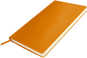 Бизнес-блокнот SMARTI, A5, оранжевый, мягкая обложка, в клетку