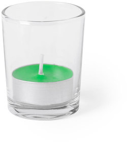 Свеча PERSY ароматизированная (яблоко), 6,3х5см,воск, стекло (H346485/15)