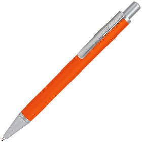 CLASSIC, ручка шариковая, оранжевый/серебристый, металл