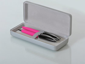 ORIGINAL, ручка-роллер, розовый/черный/хром, металл