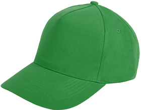 Бейсболка "Premium S", 5 клиньев, металлическая застежка;ярко-зеленый;100% хлопок;плотность 350 г/м2 (H19401/272)