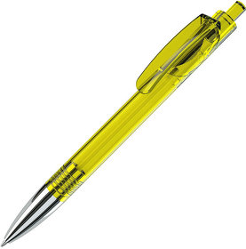 H206/48/70 - TRIS CHROME LX, ручка шариковая, прозрачный желтый/хром, пластик