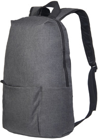 H16107/30 - Рюкзак BASIC, серый меланж, 27x40x14 см, oxford 300D