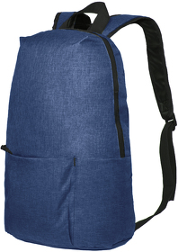 H16107/24 - Рюкзак BASIC, синий меланж, 27x40x14 см, oxford 300D