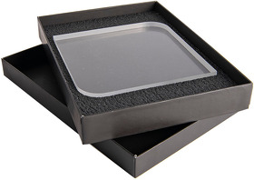 Награда QUADRA в подарочной коробке, матовые грани, 150х150х20 мм, акрил