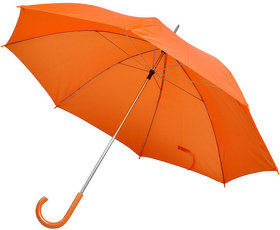 Зонт-трость с пластиковой ручкой, механический; оранжевый; D=103 см; 100% полиэстер 190 T (H7425/05)