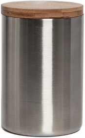 Термокружка BAMBOO с крышкой, 350мл. серебристый, нержавеющая сталь, бамбук (H32902/47)