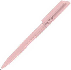 TWISTY SAFE TOUCH, ручка шариковая, светло-розовый, антибактериальный пластик