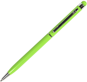 TOUCHWRITER, ручка шариковая со стилусом для сенсорных экранов, зеленое яблоко/хром, металл (H1102/18)