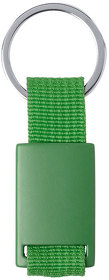 Брелок SLAYTER, металл, зелёный, 2.7*6.8*0.6см